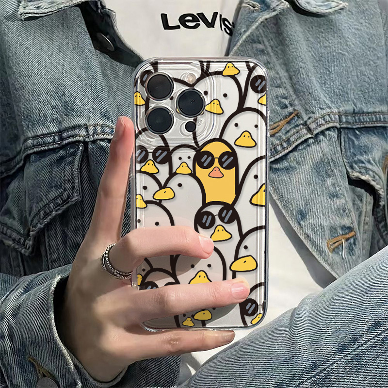 Phone Cases Otterbox - Cute Cartoon Duck Case Girls For