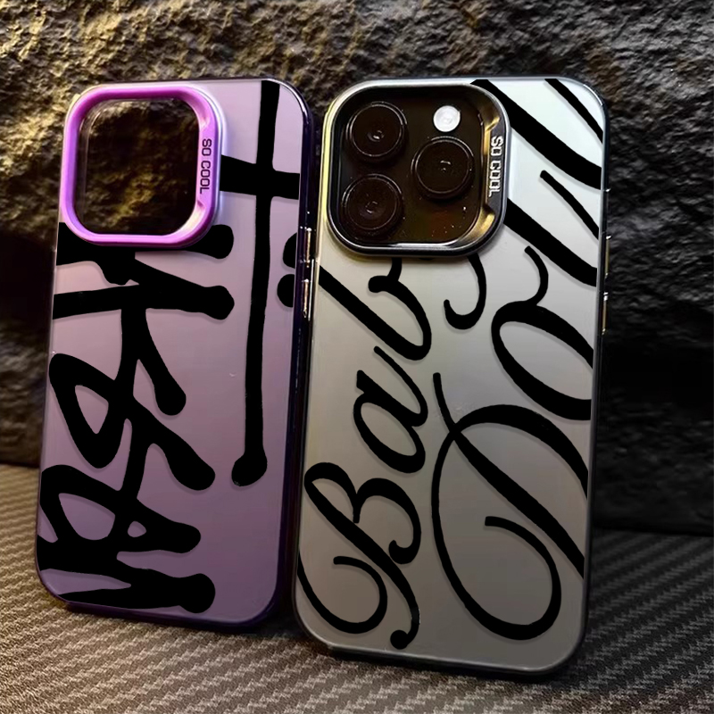 Phone Cases Otterbox - Creative Fashion English Letter Hard Phone