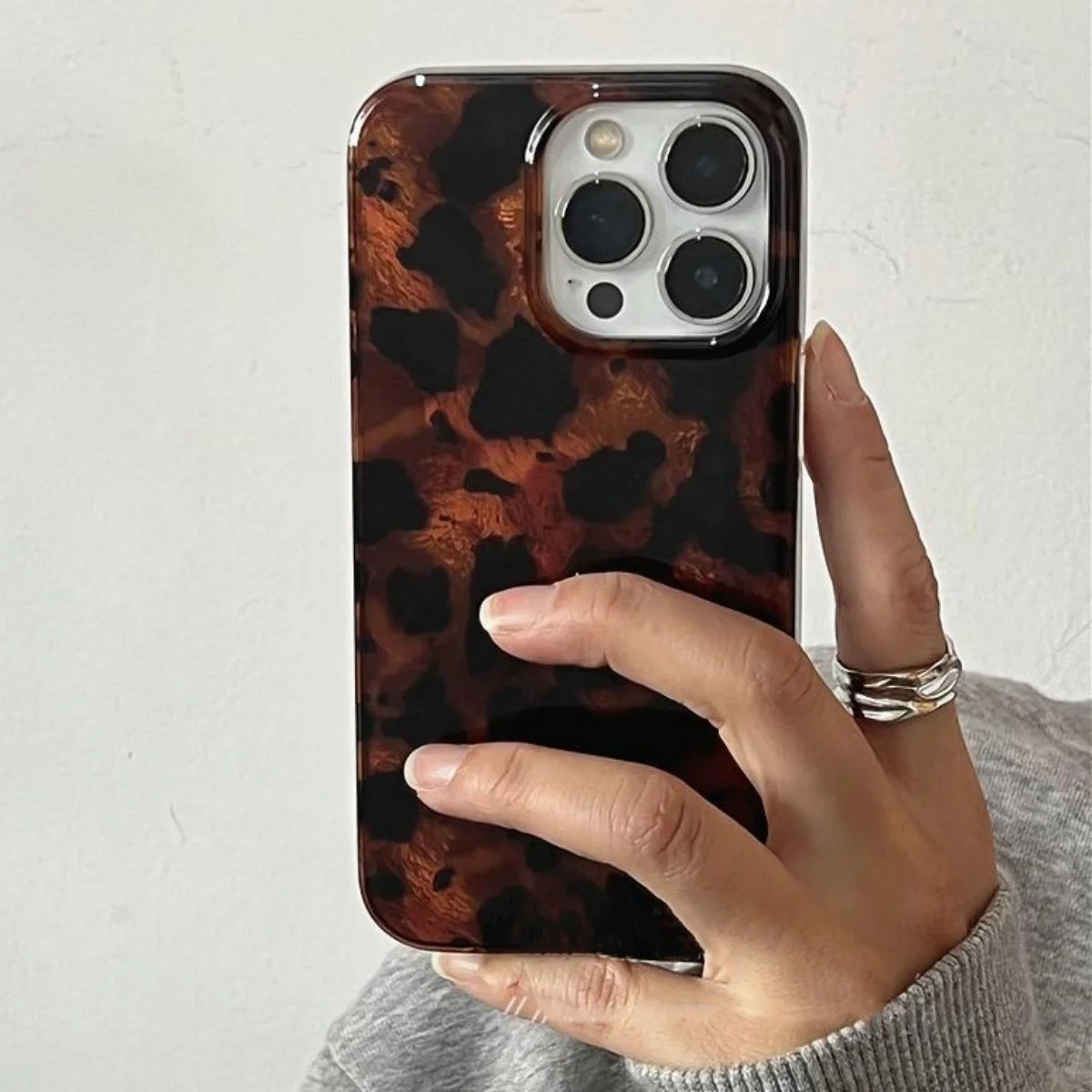 Phone Cases Otterbox - Retro Amber Texture Laser Phone Case