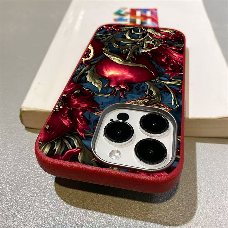 Vintage Pomegranate TPU Art Ph - Phone Cases Aesthetic ulasan dan harga
