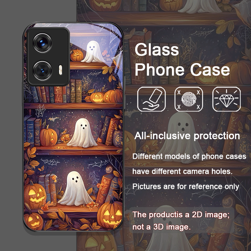 Halloween Pumpkin Ghost Booksh - Phone Cases Motorola ulasan dan harga