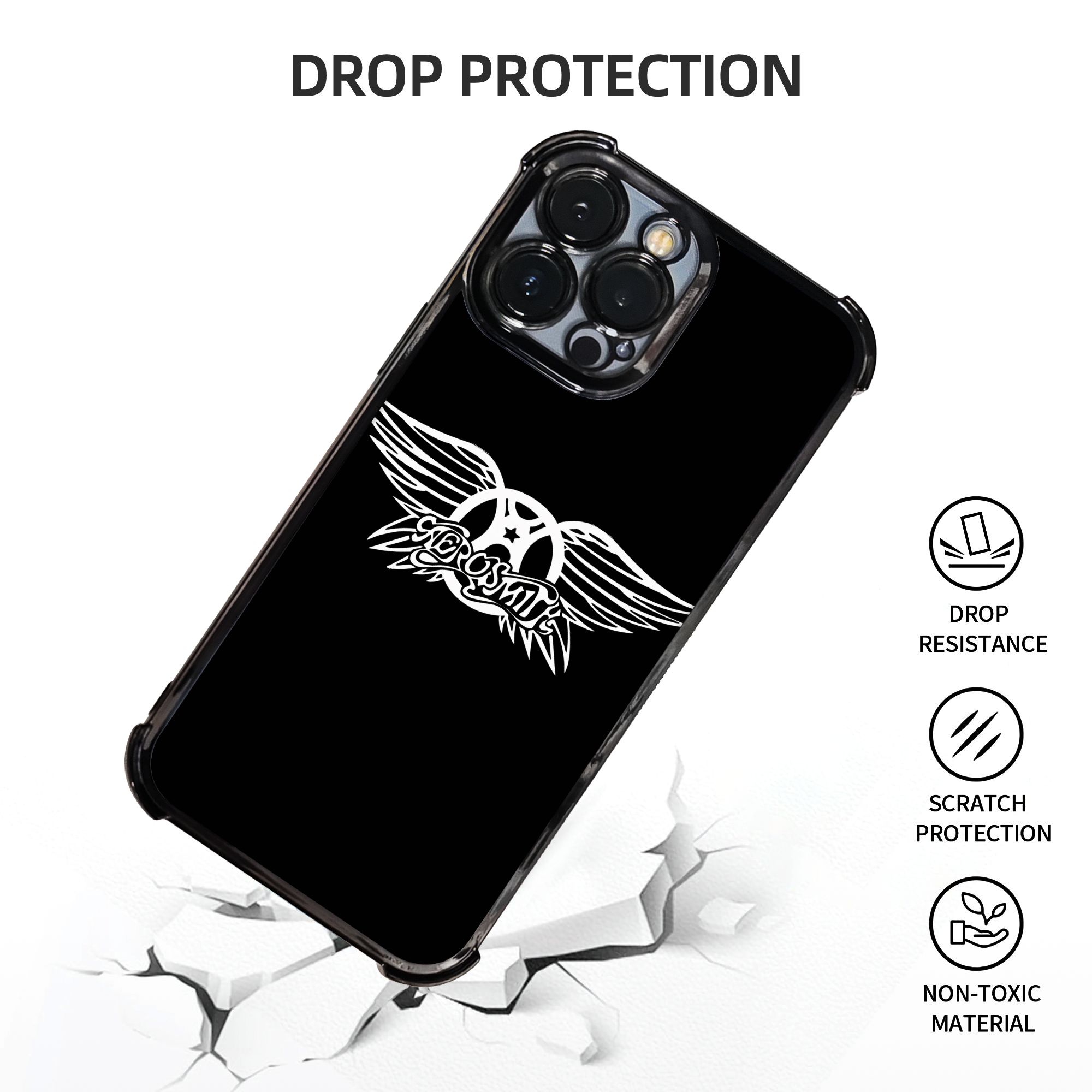 Band Rock Metal Phone Case Aer - Phone Cases Metal ulasan dan harga