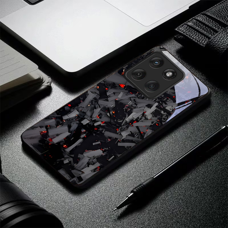 Dark Fragmented Embers Black G - Phone Cases Motorola ulasan dan harga