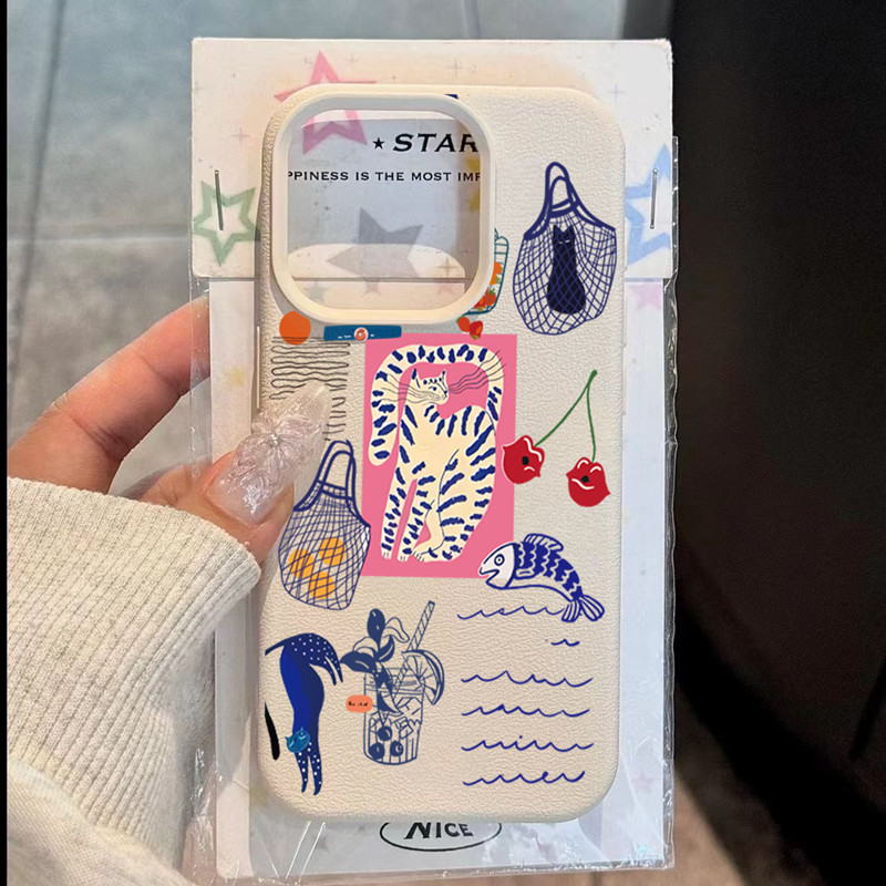 Cute Cherry Cat Print Phone Ca - Phone Cases Otterbox ulasan dan harga