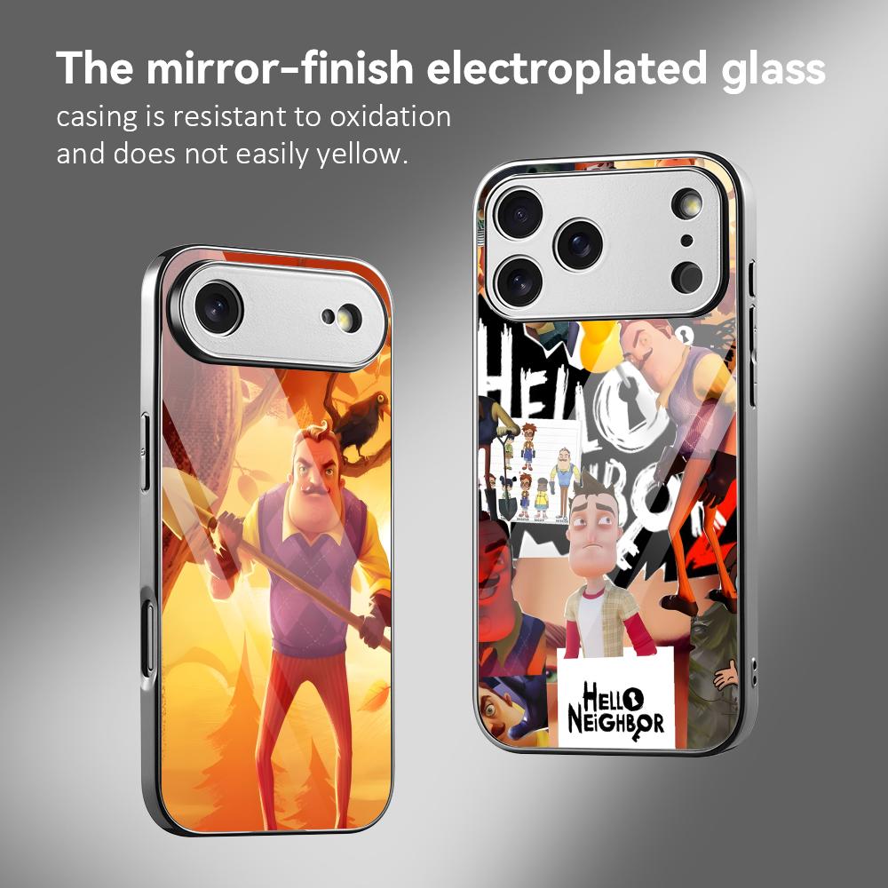 Game H-Hello Neighbor Phone Ca - Phone Cases Metal ulasan dan harga