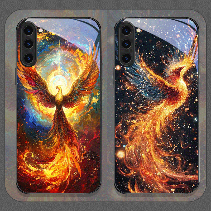Aesthetic Phoenix Fire Feather - Phone Cases Aesthetic ulasan dan harga