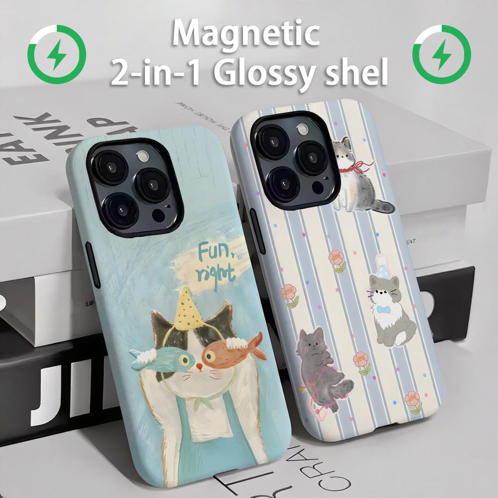 Cute cats and dogs  Phone Case - Phone Cases Iphone 16 ulasan dan harga