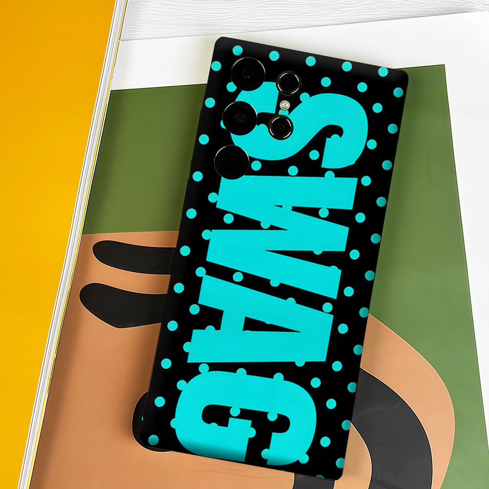 Neon Dots Typo Phone Case For  - Phone Cases Typo ulasan dan harga