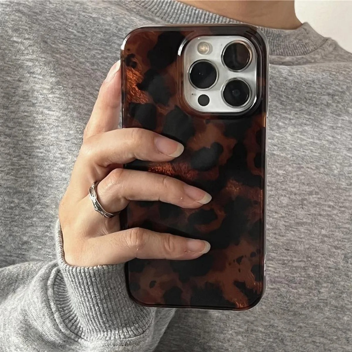 Retro Amber Texture Laser Phon - Phone Cases Otterbox ulasan dan harga
