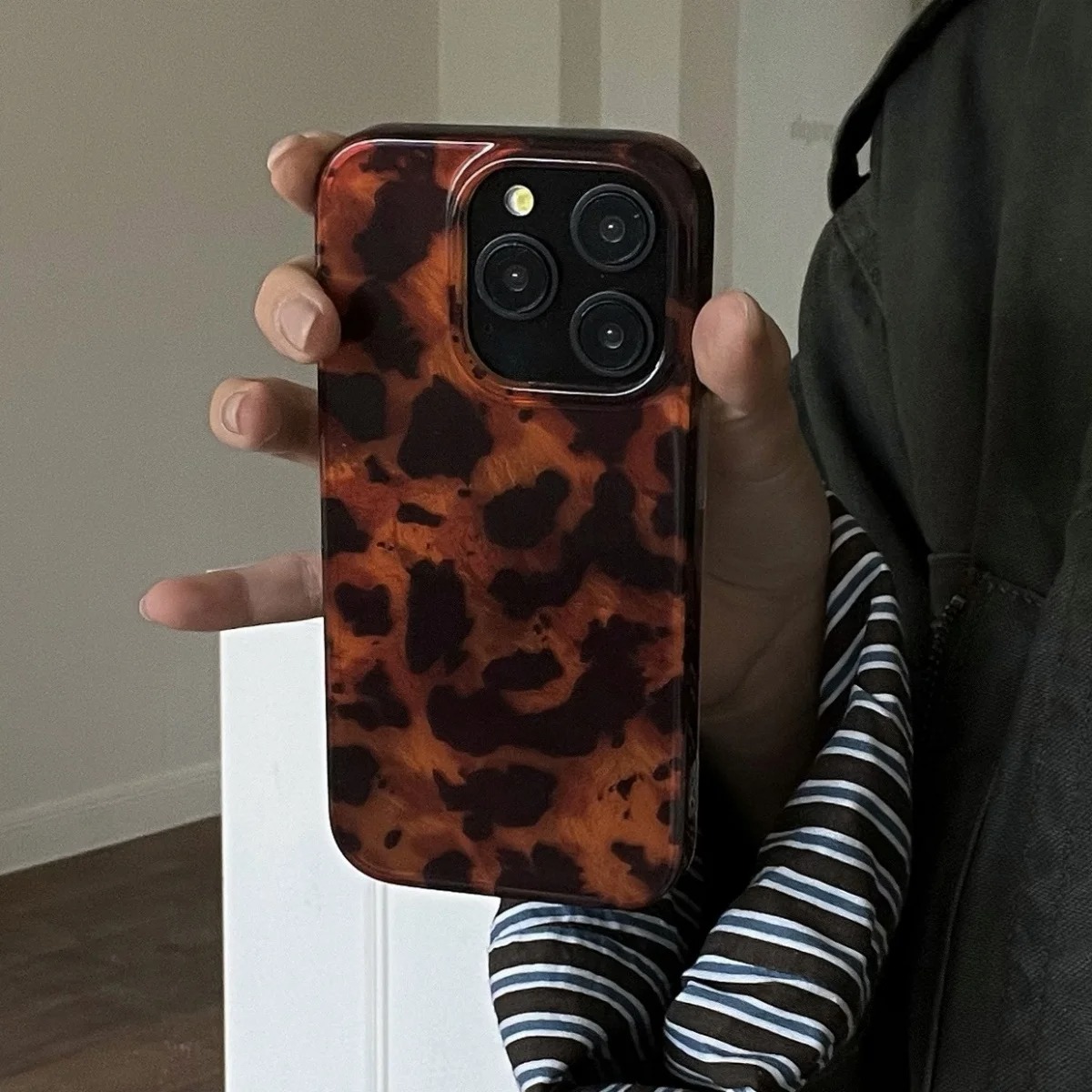 Retro Amber Texture Laser Phon - Phone Cases Otterbox ulasan dan harga