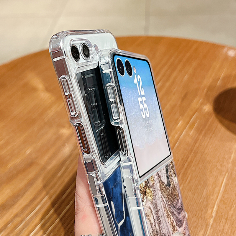Colorful Marble Pattern Phone  - Phone Cases Metal ulasan dan harga