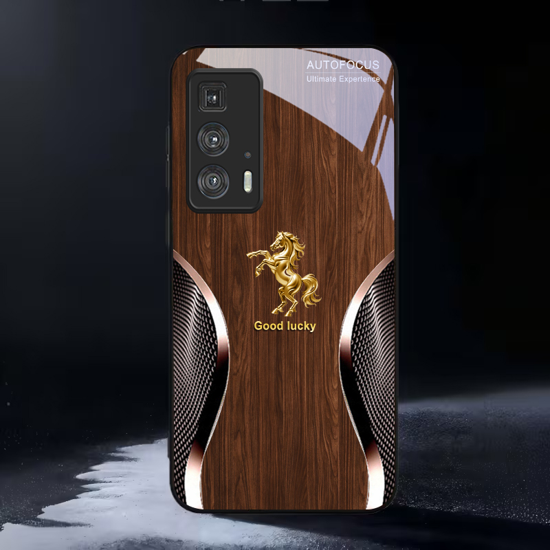 Golden Steed Fortune Black Gla - Phone Cases Motorola ulasan dan harga