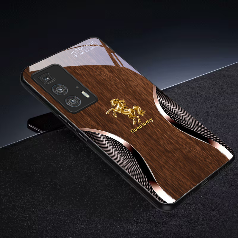 Golden Steed Fortune Black Gla - Phone Cases Motorola ulasan dan harga