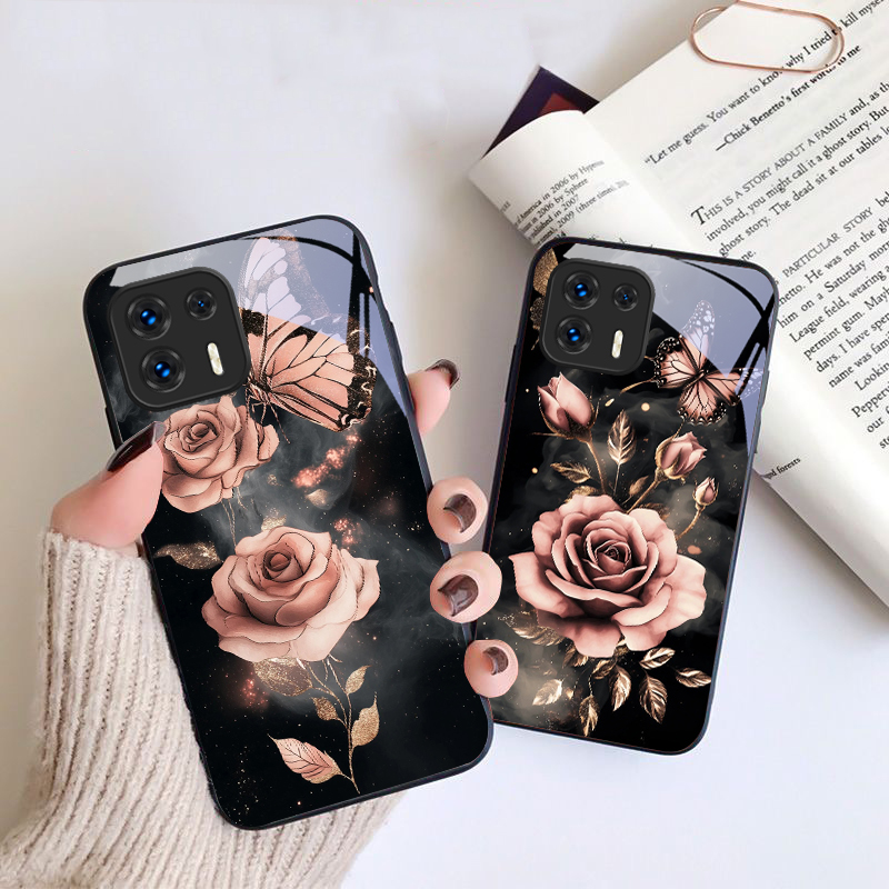 Butterfly Love Pink Rose For M - Phone Cases Motorola ulasan dan harga