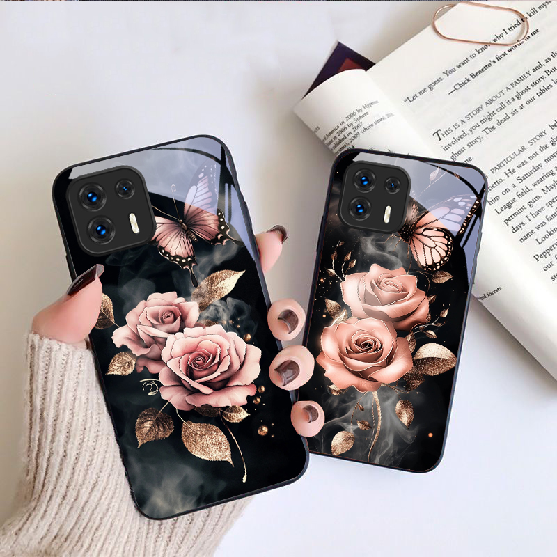 Butterfly Love Pink Rose For M - Phone Cases Motorola ulasan dan harga