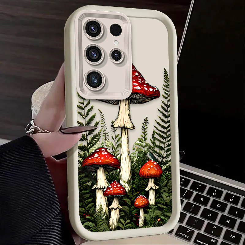 Mushroom Aesthetic Soft Phone  - Phone Cases Aesthetic ulasan dan harga