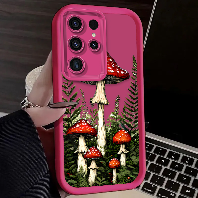 Mushroom Aesthetic Soft Phone  - Phone Cases Aesthetic ulasan dan harga