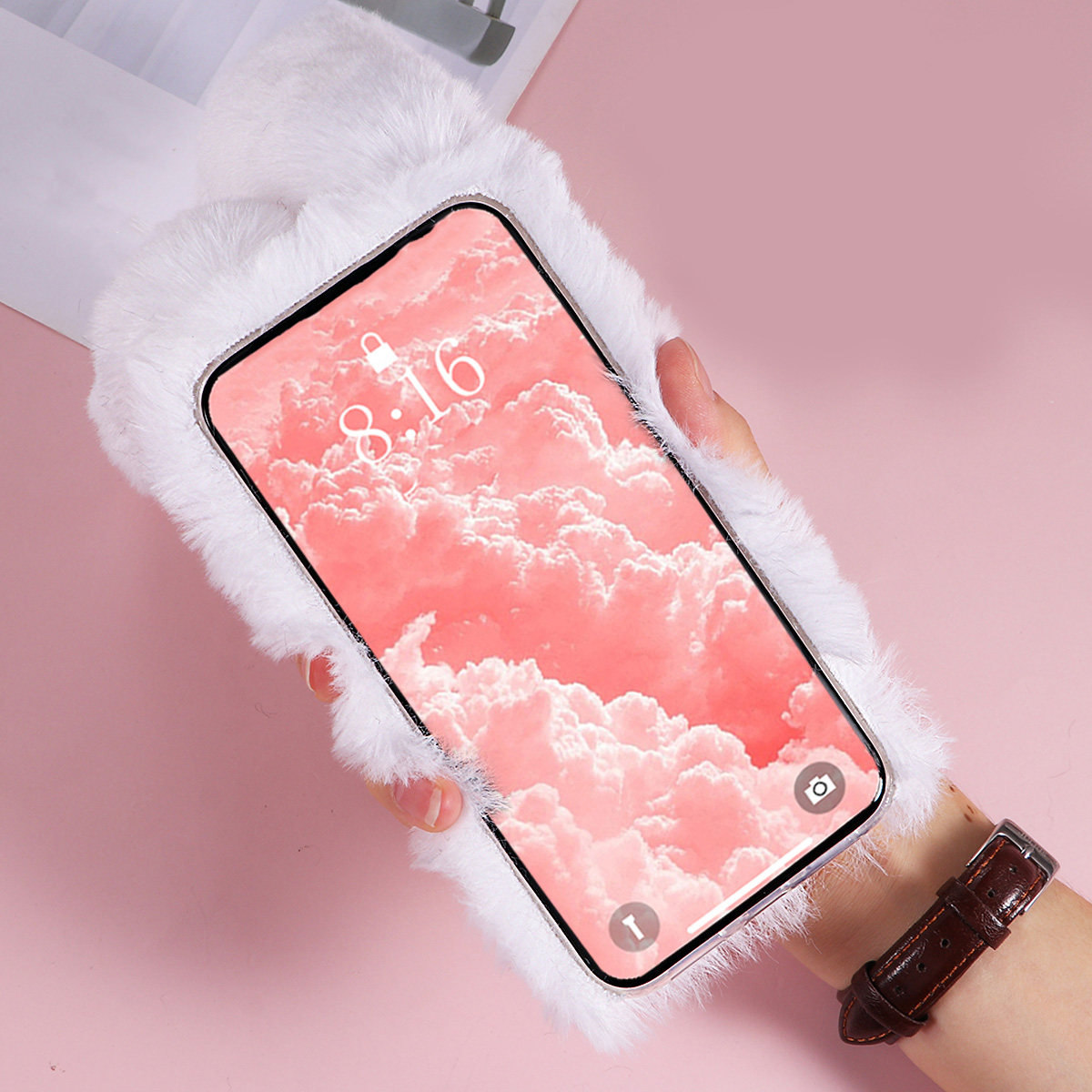 White 6.1 Inch Adorable Rabbit - Phone Cases Metal ulasan dan harga