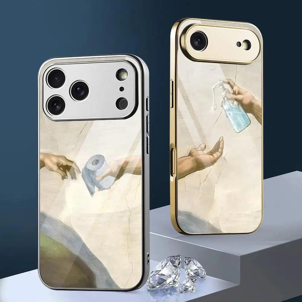 Hand of God and Adam Phone Cas - Phone Cases Metal ulasan dan harga