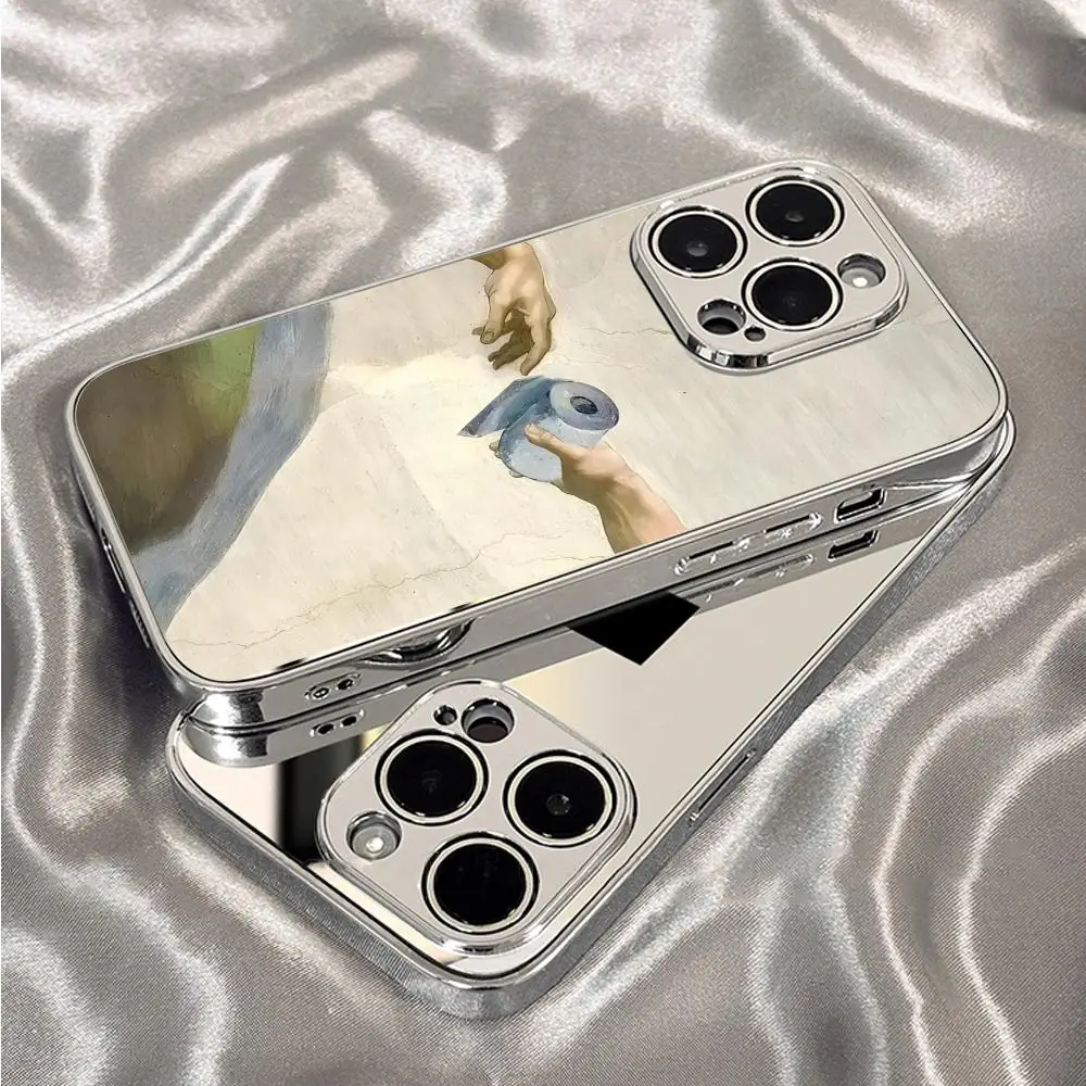 Hand of God and Adam Phone Cas - Phone Cases Metal ulasan dan harga