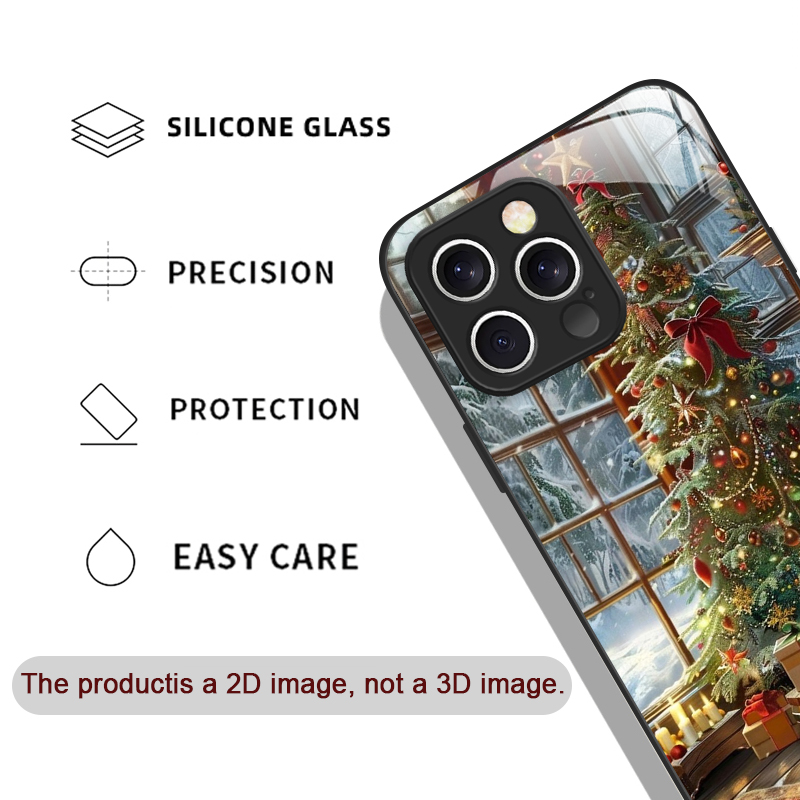 Christmas Tree Gift Snowy Town - Phone Cases Iphone 16 ulasan dan harga