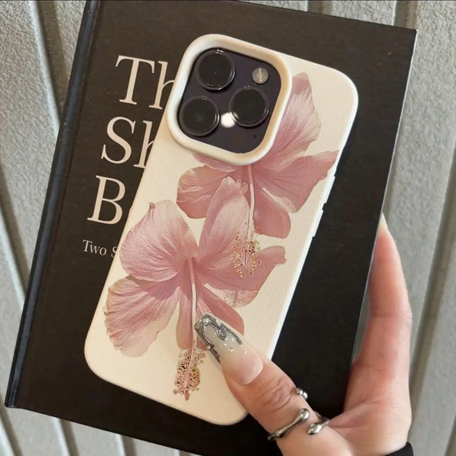 Pink Hibiscus Elegant High Aes - Phone Cases Aesthetic ulasan dan harga