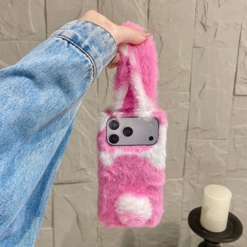 Cute Rabbit Design Fluffy Phon - Phone Cases Iphone 16 ulasan dan harga