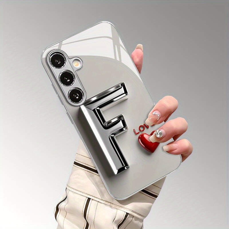 Love metal letter F pattern gl - Phone Cases Metal ulasan dan harga