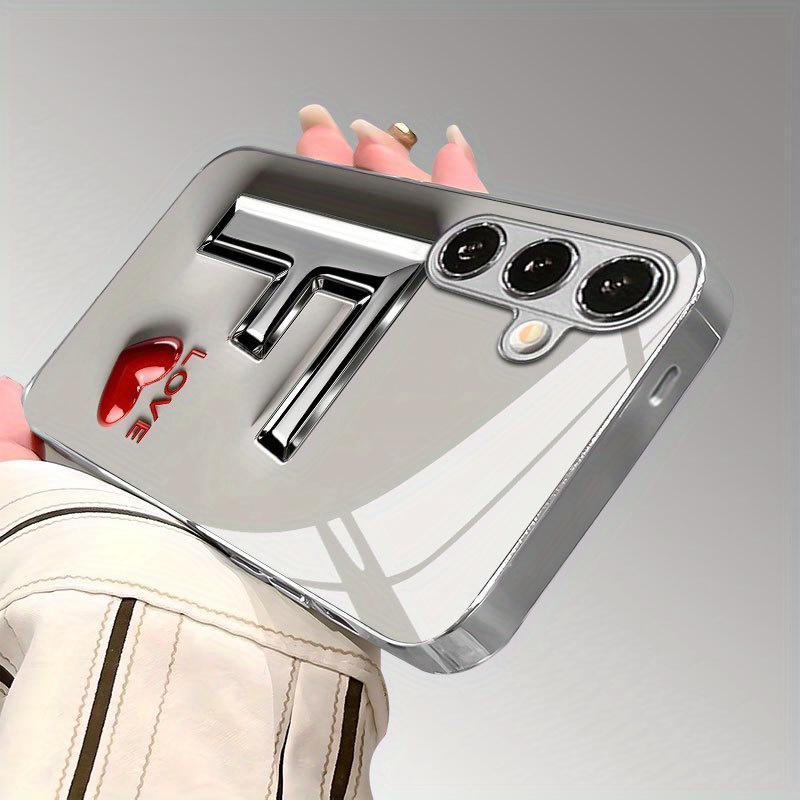 Love metal letter F pattern gl - Phone Cases Metal ulasan dan harga
