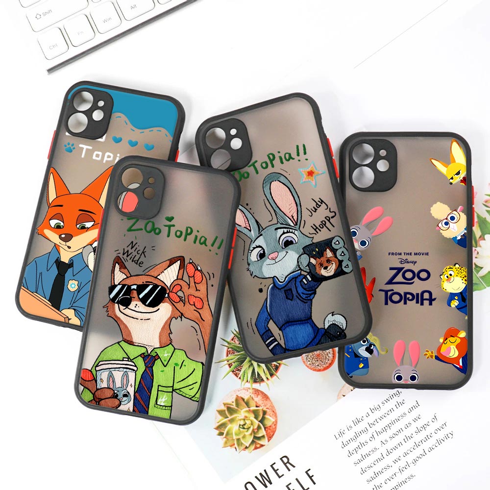 Disney Nick Judy Matte Translu - Phone Cases Otterbox ulasan dan harga